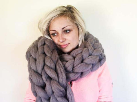 Long Merino scarf