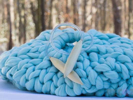 DIY Knitting Kit, Blanket 35x45