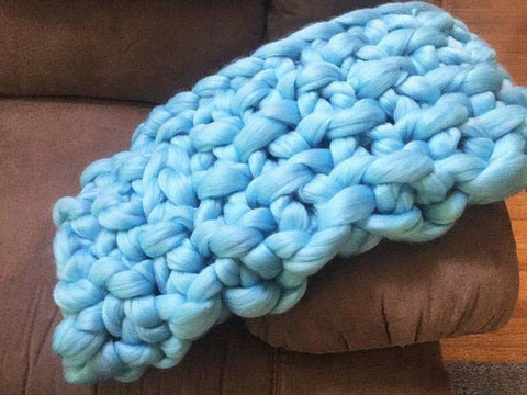 Chunky Knit Blanket/Throw