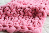 DIY Knitting Kit, Blanket 25x30 in