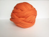 Super Chunky 100% Merino Wool Yarn, Orange