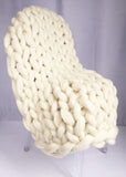 DIY Beginner Knitting Kit, Blanket 25x30