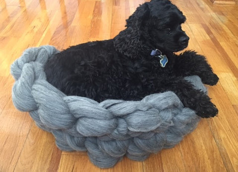 Merino Wool Dog Bed