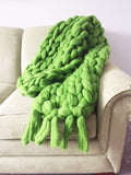 Super Chunky 100% Merino Wool Yarn, Forrest Green