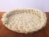 Chunky Merino Wool Dog Bed