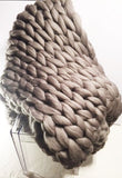 Super Chunky 100% Merino Wool Yarn. Silver
