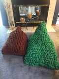 Chunky Knit Bean Bag, Merino wool