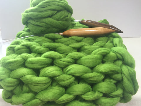 DIY Knitting Kit, Blanket 40x60 in