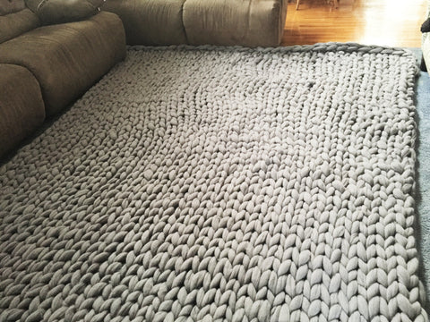Chunky Merino Wool Carpet